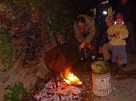 Noche mágica en Navelgas col Esfoyón y el Amagosto