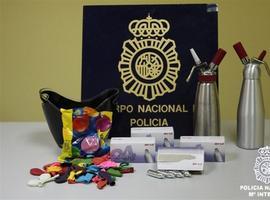 Archivadas dos denuncias contra empresarios de Oviedo por uso del 'gas de la risa' en sus locales