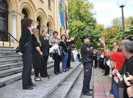 Concentración en Oviedo para defender los derechos de la discapacidad