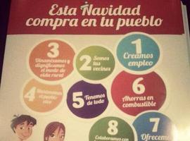 Comerciantes y hosteleros de Castrillón lanzan "Esta Navidad compra en tu pueblo"