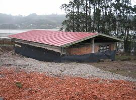 Denuncian la construcción de una vivienda ilegal en la Reserva de la ría de Villaviciosa