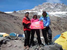 El fortísimo viento retrasa a la expedición asturiana en el Aconcagua 