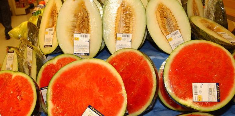 El melón y la sandía son las frutas mas consumidas en los hogares españoles durante el verano 