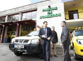 El parque de bomberos de Cangas de Onís, 'a tope' todo el año