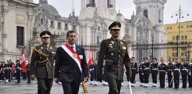 Presidente Ollanta Humala fue reconocido como Jefe Supremo de las FF.AA y PNP