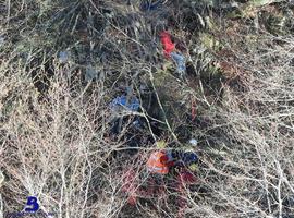 Muere un senderista despeñado y nueve han de ser rescatados en Picu Cullargargayos, Sobrescobio