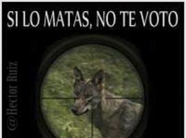 'Si lo matas, no te voto' en defensa del lobo ibérico