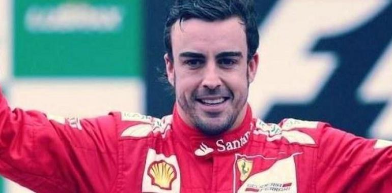 Fernando Alonso se sube al podio en Hungría