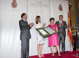 La Reina Letizia agradece los periodistas "valientes" que defienden la libertad de expresión