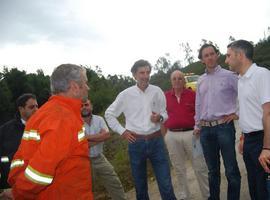 Florentino Alonso y Albano Longo mantuvieron una reunión de trabajo con 112-Asturias y Bomberos