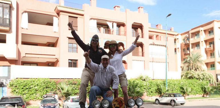 Emotivo recibimiento a los participantes de #Clio #Raid en su llegada a  Marrakech