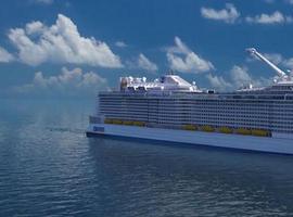 El crucero Anthem of the Seas inaugura la temporada en el puerto de Gijón