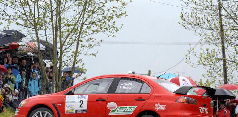Óscar Palacio, segundo en el Rallysprint Villa de la Sidra