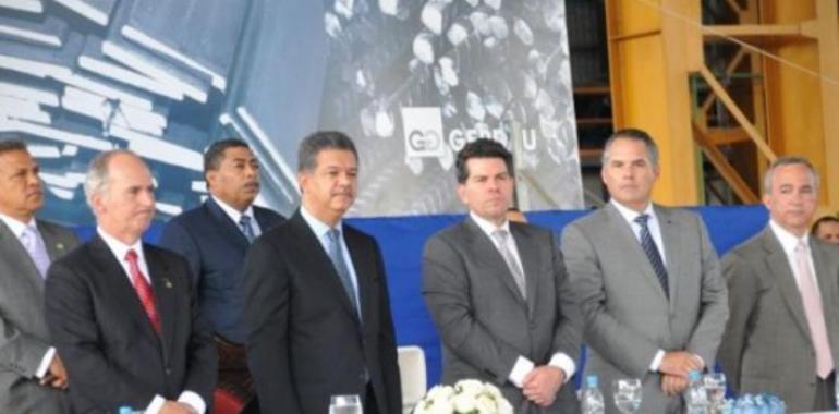El presidente dominicano inaugura la planta de laminación de acero de la empresa INCA 