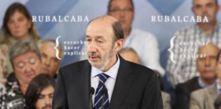 Rubalcaba defiende los impuestos para las grandes fortunas y los bancos