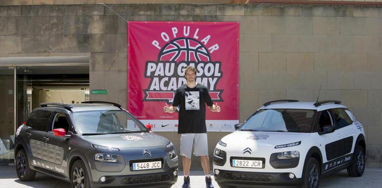 Logística sobre ruedas en la III Pau Gasol Academy con Citroën