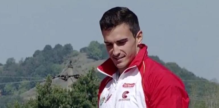 Javier CabañÍn Barturen, subcampeón de Europa en K1 500 metros