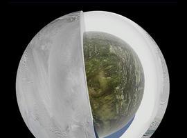 Cassini 'Encelada' en la órbita de Saturno