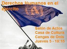  Luis Gonzalo Segura presenta 'Derechos Humanos en el ejército', en Cangas de Onís