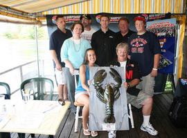 Carl Edwards Catches Lobsters in New Hampshire