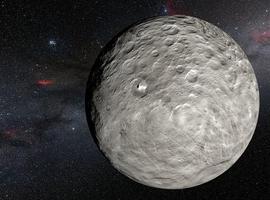 El 'planetín' Ceres marea a los científicos con sus luces de quita y pon