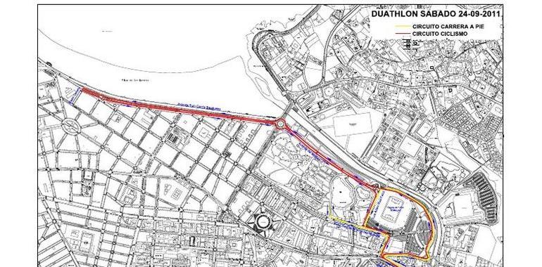 Restricciones al tráfico en Gijón y concejo con motivo del Campeonato del Mundo de Duatlón