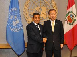Humala habla en la ONU de "democratizar la democracia" y afirma su compromiso con objetivos del Milenio