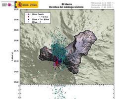'Semáforo amarillo' por la situación sismo-volcánica de El Hierro