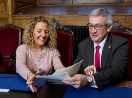 Hunosa y UniOvi firman un convenio para la promoción investigadora y docente