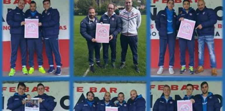 Saque de honor para Sofi Alonso, una niña avilesina afectada por el RETT