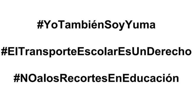 IU de Caso lanza la campaña #yoTambiéSoyYuma y exige solución urgente a su problema de transporte 