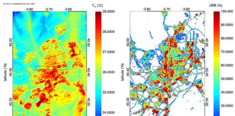 Los satélites vigilan los ‘puntos calientes’ urbanos  