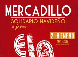 Mercadillo en Gijón a favor de la Asociación de Enfermos de ELA