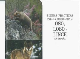 Manual de buenas prácticas para observar oso, lobo y lince en España