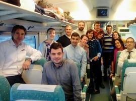 EcoviAJE de jóvenes astur empresarios  con destino Madrid