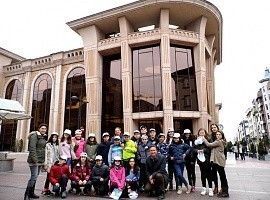 Escolares de Villafría visitan los primeros Depósitos de Agua de Oviedo