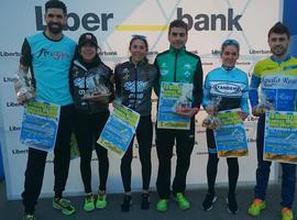 Laura Álvarez Bedia y Aurelio Díaz ganan el Duatlón de Cangas de Onís