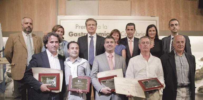 Premios Gastronomía de Cantabria a Óscar Calleja, Rafael Prieto, Carlos Zamora y Cofradía de la Anchoa