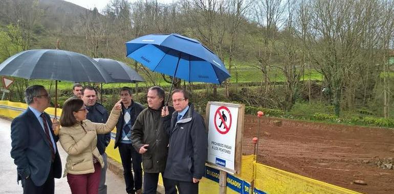  las obras de la depuradora de Benia de Onís, a buen ritmo