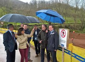  las obras de la depuradora de Benia de Onís, a buen ritmo