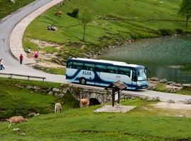 Más de 20.000 turistas utilizaron el transporte a los lagos de Covadonga esta Semana Santa