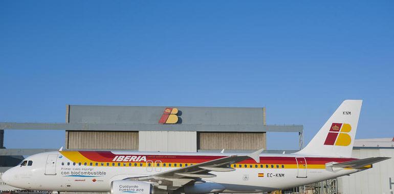 Repsol e Iberia realizan el primer vuelo español con biocombustible