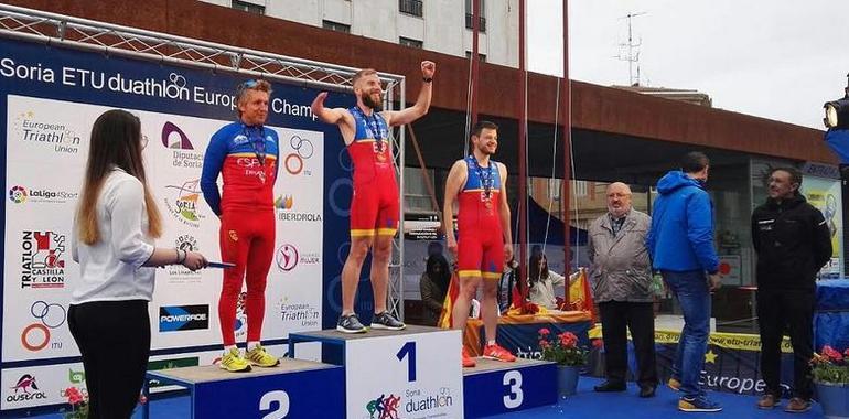 El asturiano Rubén Martínez, Campeón de Europa de Duatlón PTS5