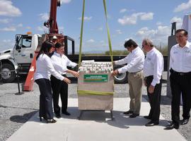 Primera piedra del Nuevo Interpuerto de Monterrey, en Salinas Victoria