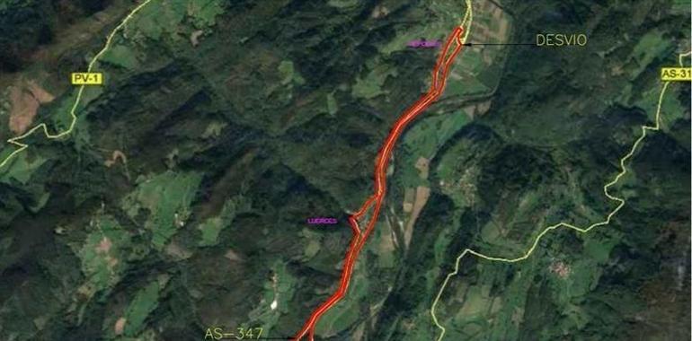 Cortes de tráfico por reparación del puente sobre el Narcea en Cornellana 