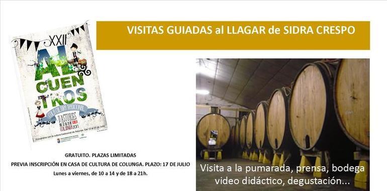Visita guiada al llagar Crespo, en Colunga