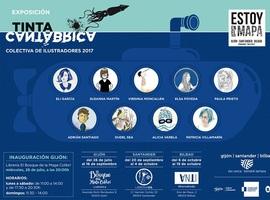 Ilustradores con Tinta cantábrica en Gijón, Santander y Bilbao