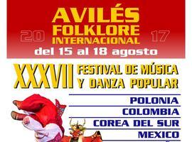El Festival Folclórico Internacional en Avilés del 15 al 18 de agosto