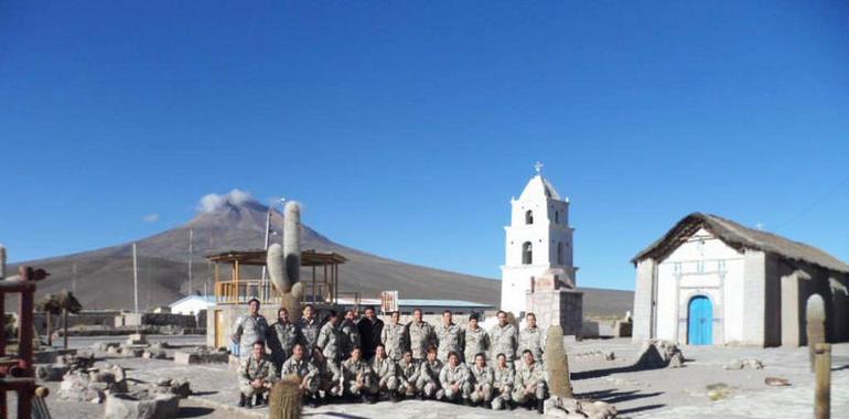 Acción solidaria en Cariquima de reservistas de la Fuerza Aérea de Chile