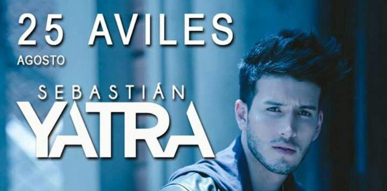Sebastián Yatra actúa el viernes en la Plaza de España de Avilés